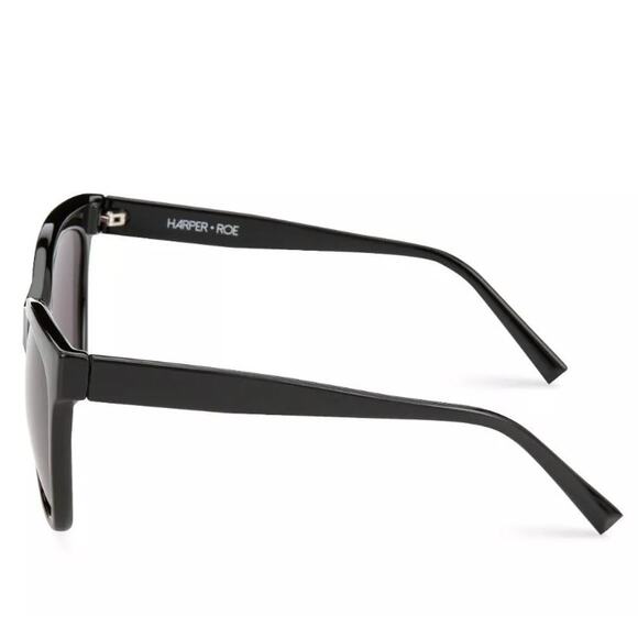 New Harper + Roe Black Women's Sunglasses - Picture 4 of 6